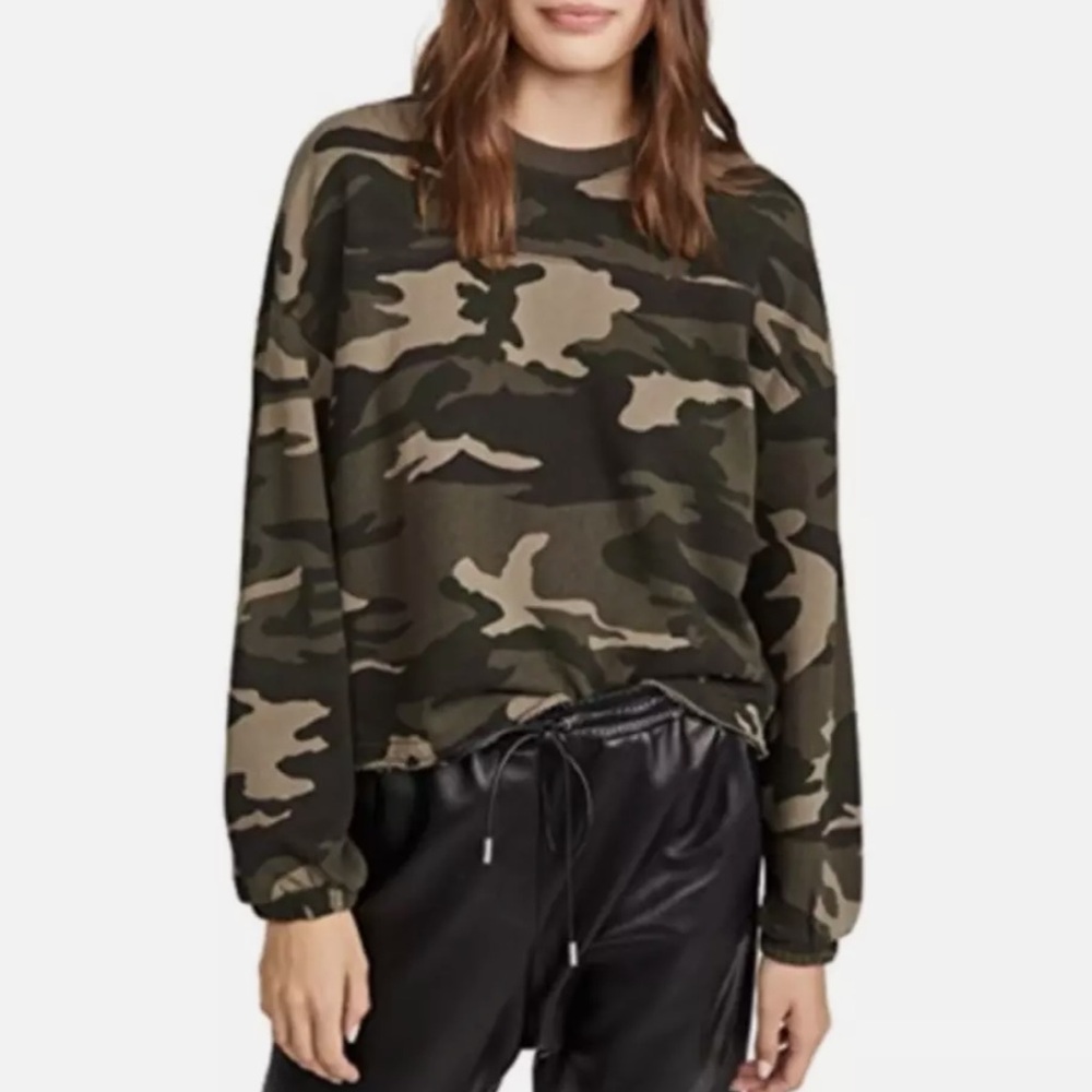 ATM- Anthony Thomas Melillo French Terry Camo Jungle Pullover